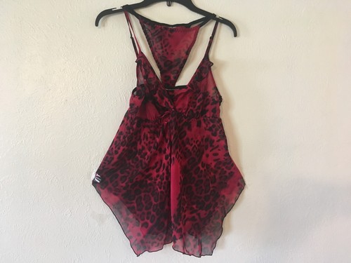 2-teilig - NEU Gr. S - SEDUCTIVE WEAR by CINEMA ETOILE rotes Negligee SEXY Nachthemd - Bild 7 von 8