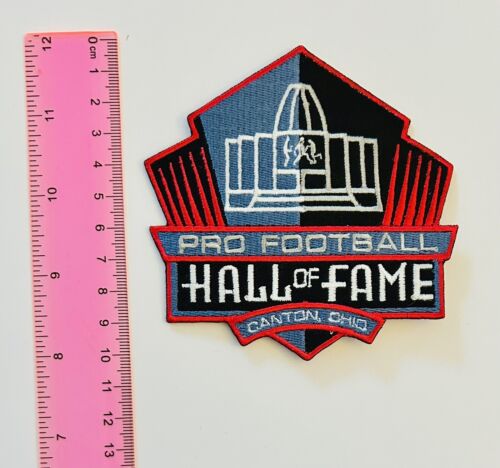 Patch Temple de la renommée du football professionnel NFL canton Ohio badge logo emblème - Photo 1/3