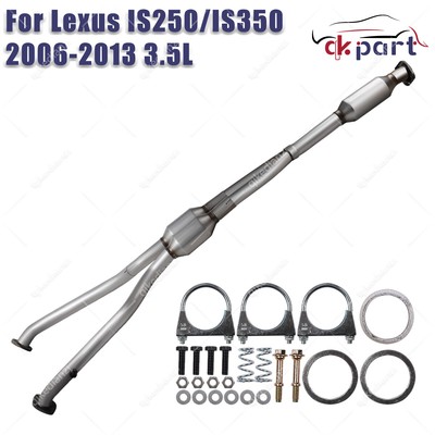 Catalytic Converter Y pipe For 2006-2011 2012 2013 Lexus IS250 IS350 2
