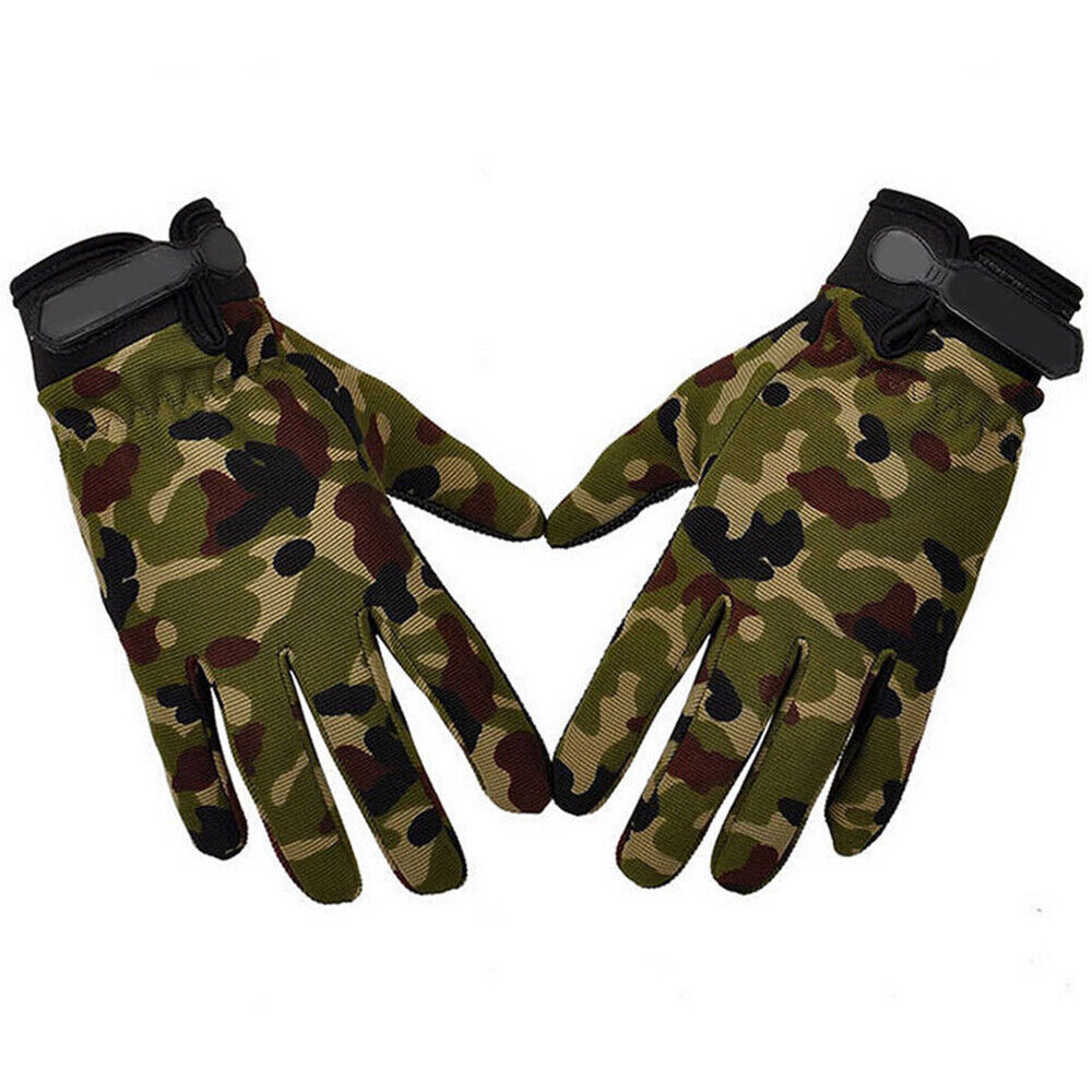Men Outdoor Tactical Gloves Waterproof Jogging Skiing Hiking Full
