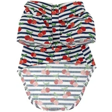 Doggie Design Hawaiian Camp Shirt - Cherry Stripe