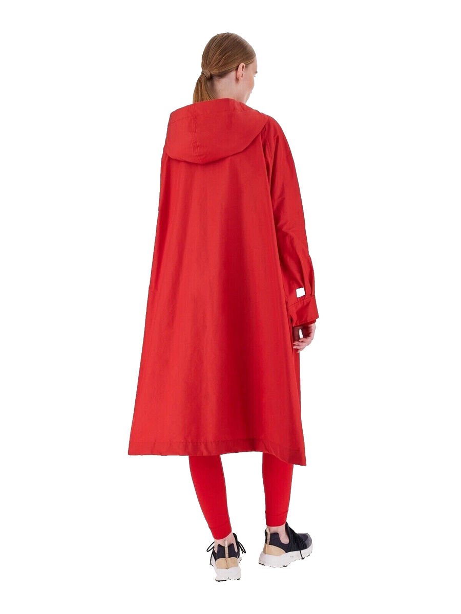 RRP €599✨ 'S MAX MARA Red Rain Coat Usa8_ It42_ De38_Gb10