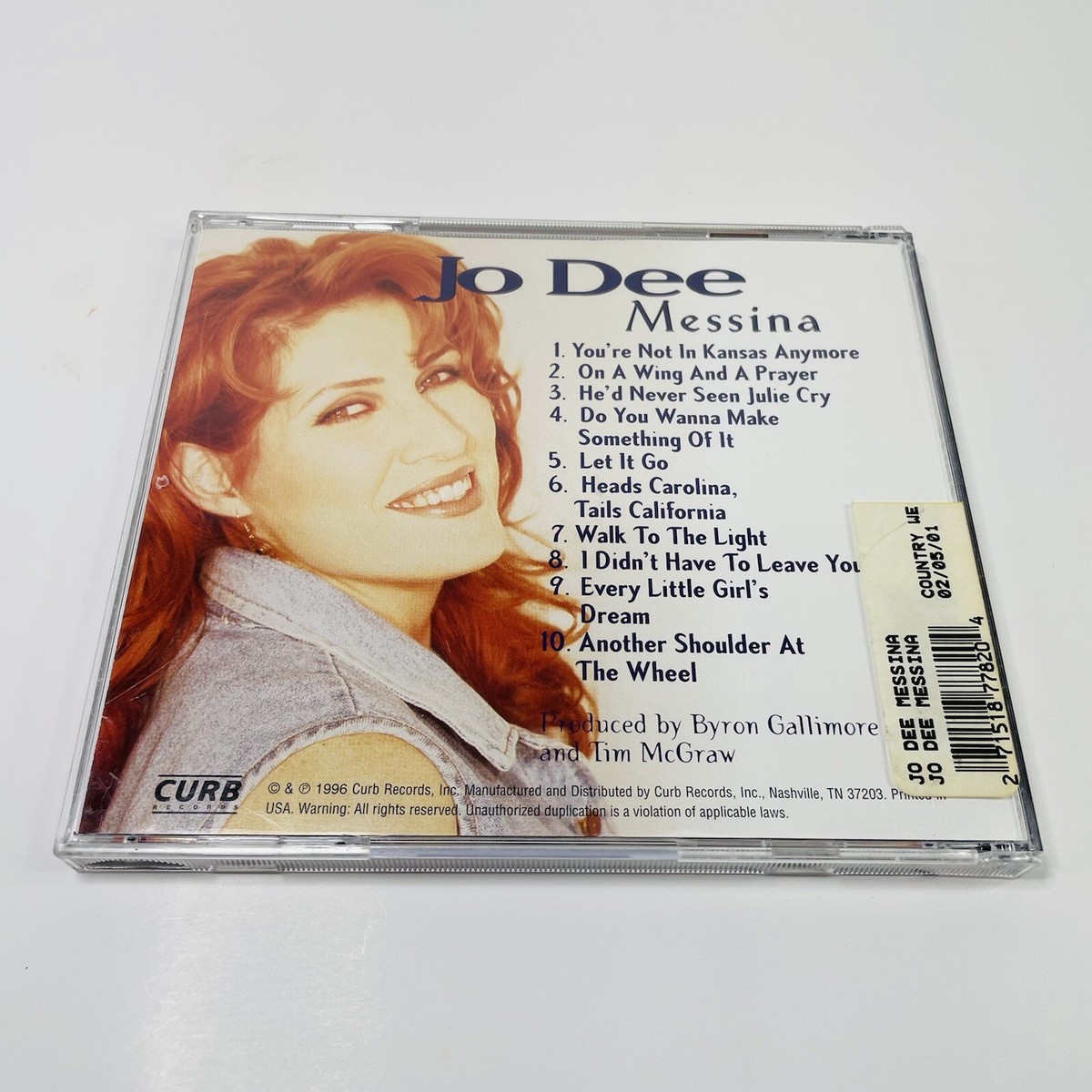 JO DEE MESSINA Self Titled (CD, 1996, Curb Records) | eBay
