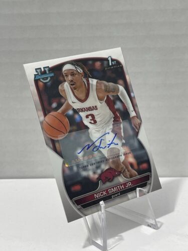 ๐ฅ NICK SMITH JR2022-23 Bowman University Chrome - Chrome Prospect Autographs ๐ฅ - Picture 3 of 4