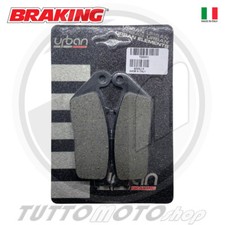 KIT 1 COPPIA PASTIGLIE FRENO ANTERIORI BRAKING YAMAHA X-MAX 125 2012 2013 XMAX