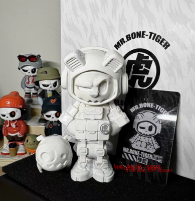 Perfect Mr.Bone Tiger White 2022 Limited Action Figure In Stock