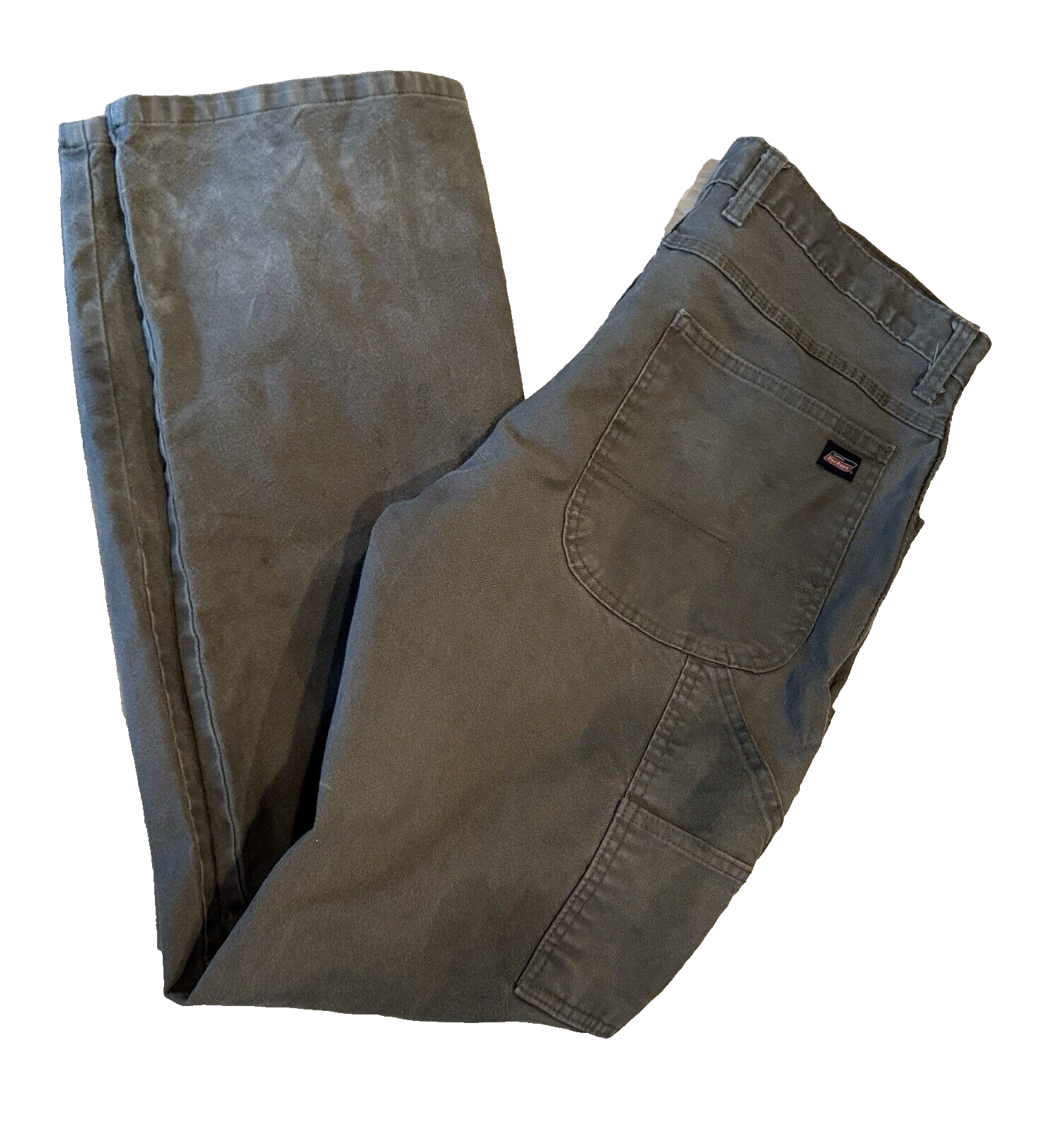 Dickies Carpenter Work Pants Green 34x34 Utility Pocket Grunge Casual Style