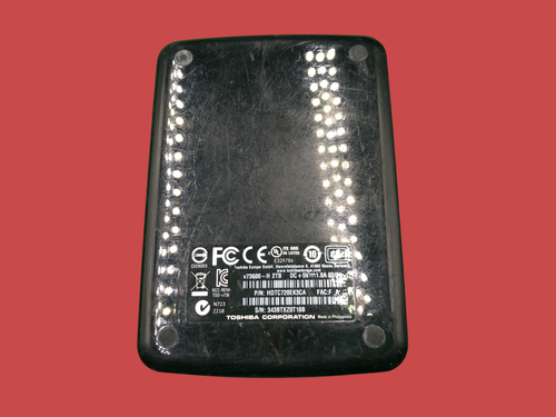 Toshiba 2TB v73600-H HDTC720EK3CA External Hard Drive, Used, WITH CABLE - Afbeelding 3 van 4