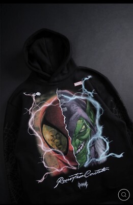 CIVIL REGIME X MARVEL SPIDER-MAN X GREEN GOBLIN “SPIDER GOBLIN” HOODIE  LARGE