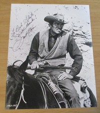 ORIGINAL 8" x 10" MOVIE Promo PHOTO Signed/Personalized JACK ELAM Cowboy ACTOR