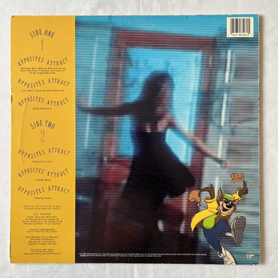 PAULA ABDUL - Opposites Attract six Remixes 12" maxi single Vinyl NM DANCE Foto 2 de 4