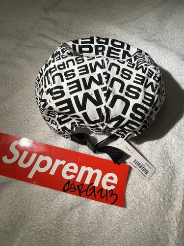 Supreme Repeater Camp Cap White Black SS18 5 Panel Brandneu - Bild 4 von 4