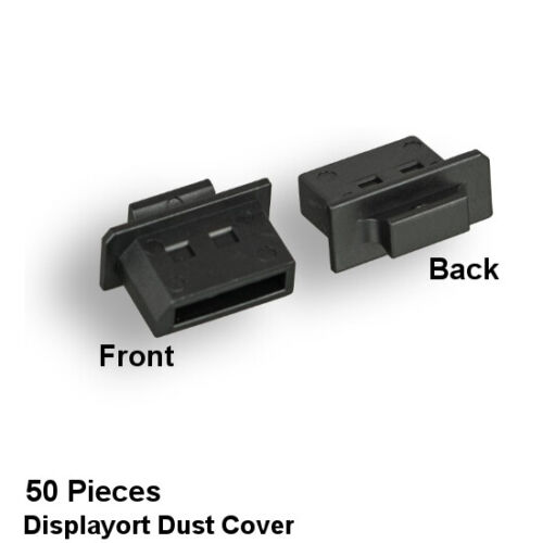Kentek 50 Pcs DisplayPort Anti-Dust Port Cover Plug Cap for DP socket w/ Handle - Picture 1 of 1