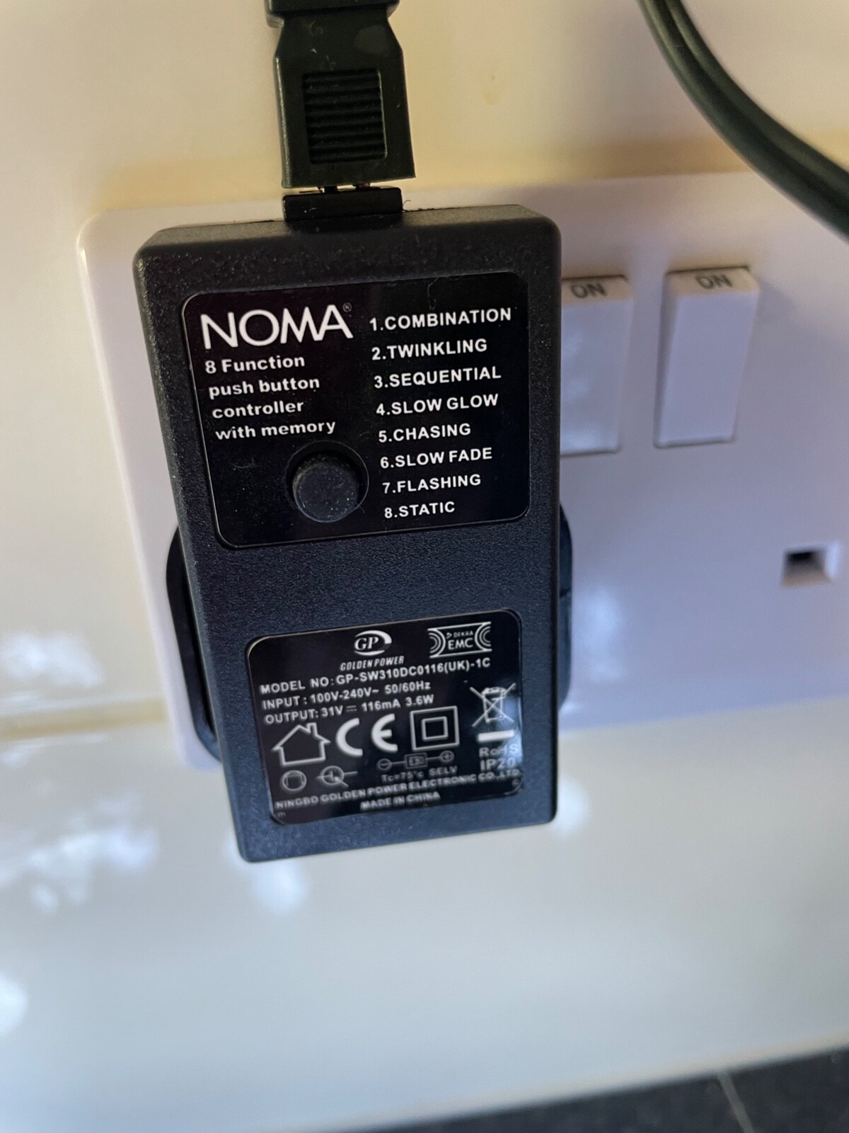 White Berry Christmas Tree Lights LED Multifunction 9m Noma In/Outdoors