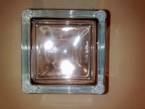 Kristallglas Vase / Tischvase klar, glänzend, dekorativ, H: 17cm. Handarbeit - Bild 3 von 5