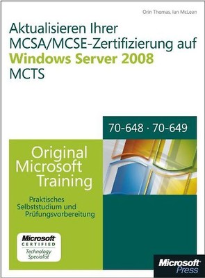 Aktualisieren Ihrer MCSA/MCSE-Zertifizierung auf Windows Server 2008 MCTS - Orig