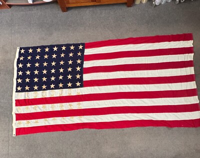 vintage USA flag 48star 星条旗 ヴィンテージ vintage 48 star american flag - Rare Collectibles TV