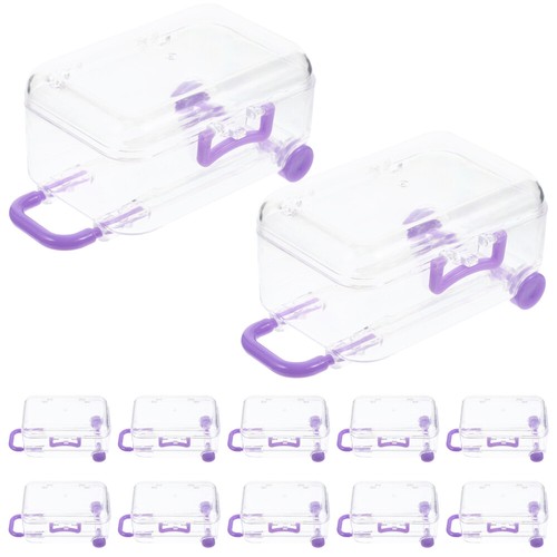 12 usine Pcs Trolley Case Wedding Candies Box Mini Suitcases Favor Boxes for