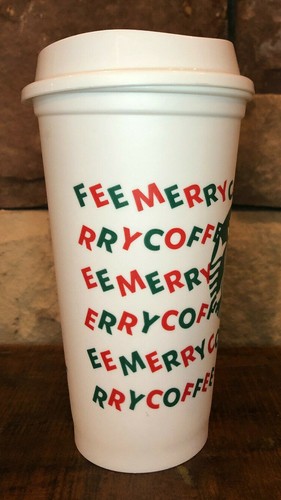 Starbucks Christmas Merry Coffee Reusable Plastic Coffee Tumbler 16oz - Bild 3 von 8