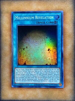 Yugioh Millenium Revelation LED7-EN006 Super Rare 1st Ed NM