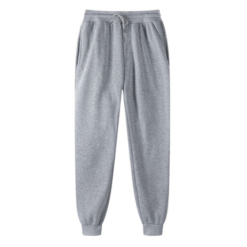 Warme Fleece gefütterte Herren Jogginghose Gym Workout Sweatpants Trainingshose - Bild 62 von 66