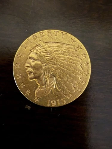 1915 Indian  Head Quarter Eagle - $2.50 - Bullion