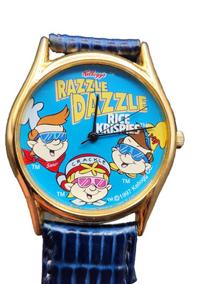 Kellogg's Razzle Dazzle Rice Krispies Watch - Vintage - Working