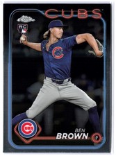 Ben Brown (RC) Rookie 2024 Topps Chrome Update USC67 Chicago Cubs