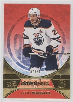 2021-22 Upper Deck Credentials Red 78/199 Leon Draisaitl #18 0iv9