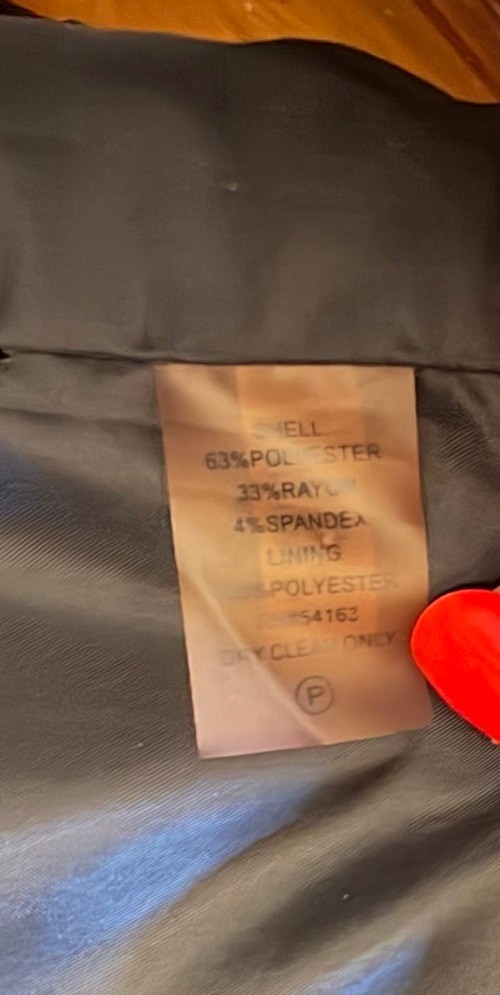 IVANKA TRUMP Black Open Front Blazer Jacket Woman’s ~ Size 4~GOLD BUTTON  Trim!!