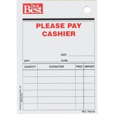 Centurion 3 In. x 4-1/4 In. 50 sheets Receipt Pad REC PAD-DI Centurion REC