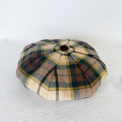 Vintage James Pringle Beret Clan Tartan Scotland Wool Tam O Shanter NWT