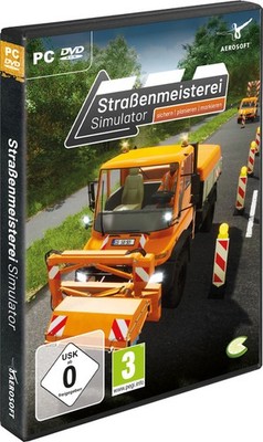 Aerosoft Straßenmeisterei Simulator PC Spiel Baustellen Simulation