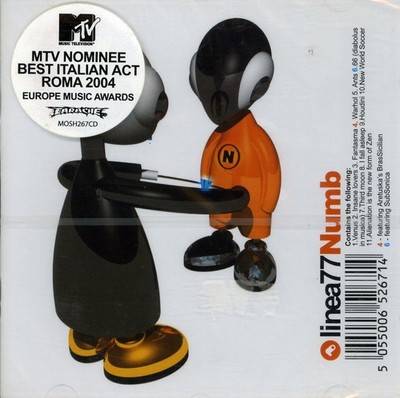 LINEA77 - Numb CD neu und versiegelt Sticker front cover 2003 Earache