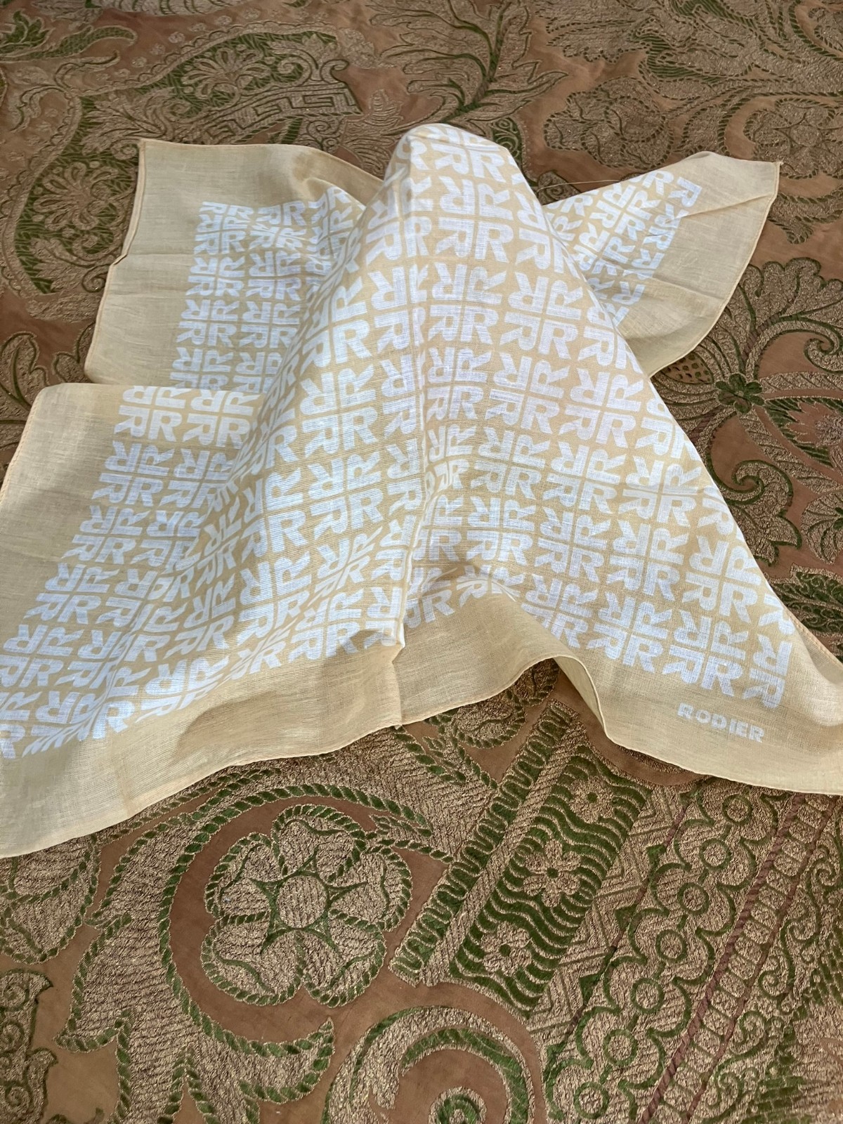 RODIER Paris Cotton Scarf 23