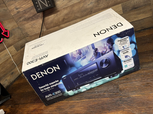 Denon AVR-E300 5 Channel Integrated Network AV Receiver New Open Box