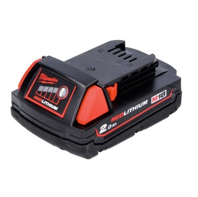 Milwaukee M18 B2 Akku 18 V / 2,0 Ah / 2000 mAh RED Li-Ion ( 4932430062 ) 