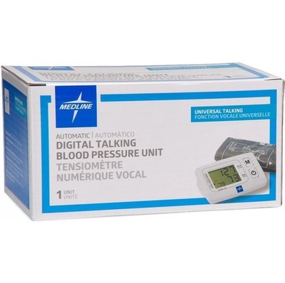 Medline Automatic Digital Blood Pressure Monitor Universal Cuff Memory