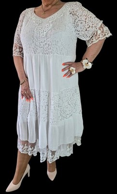   Gorgeous maxi dress dress size 44-48 in boho style 