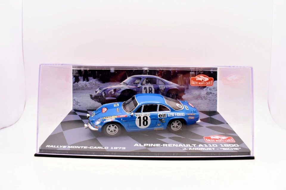 modellino auto rally scala 1:43 alpine renault A 110 collezione modellismo car - Immagine 2 di 4