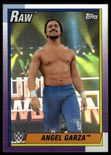 2021 Topps Heritage WWE Angel Garza #4 Rainbow Foil