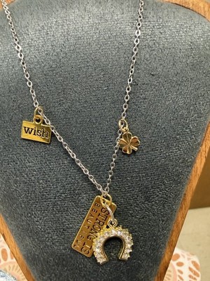 Handmade Boutique Necklace Lucky Strong Beautiful NWT Gift Idea