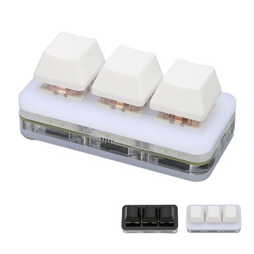 USB 3 Key Mini Keypad RGB LED Backlight Supports Hot Swap OSU Macro Progr FY - Afbeelding 22 van 30