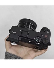 English Sony Black 4K Mirrorless Camera 16-50mm Lens UHD 26MP 5