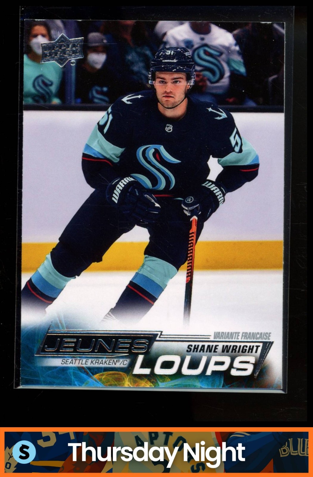 2022 UPPER DECK #475 SHANE WRIGHT FRENCH YOUNG GUNS RC ROOKIE