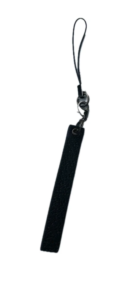 Gucci Correa Dije GUCCI Correa Teléfono Dije Llavero Móvil Llavero Cuero Negro Foto 2 de 4