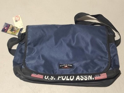 NWT Vintage U.S. POLO ASSN. Messenger Crossbody Bag - P5063 Navy Blue