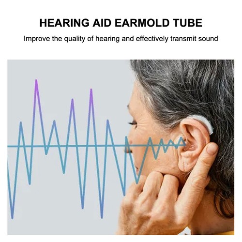 75cm Hearing Aid Earmold Tube Transparent PVC Sound Transmission Moisture Pr HPT - Picture 13 of 22