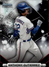 2023 Bowman Sterling #BSP-87 Anthony Gutierrez Texas Rangers