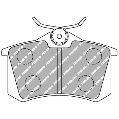 Satz Bremsbeläge Bremsklötze hinten für Ford Galaxy 1 WGR MK | 26235740